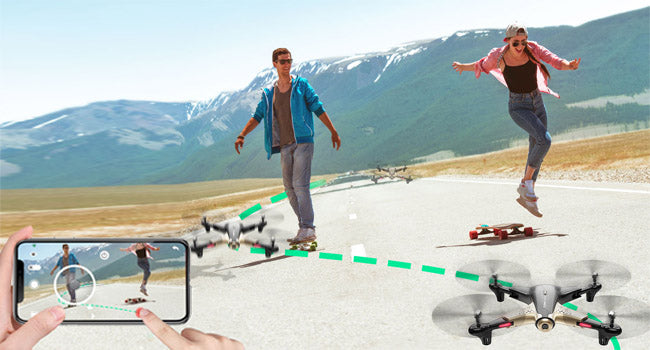 SYMA X300 Drone, built-in g-sensor enables the drone to follow the