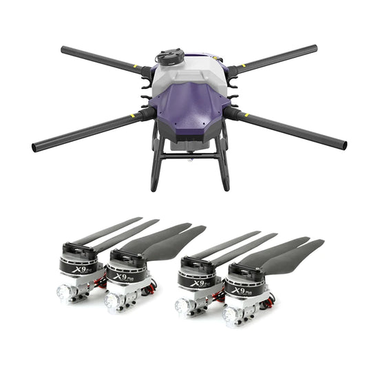 Drone agricole JIS NV16 16L - Drone de pulvérisation agricole 4 axes 16 kg avec moteur Hobbywing X9, contrôleur de vol JIYI K++ V2, batterie 14S