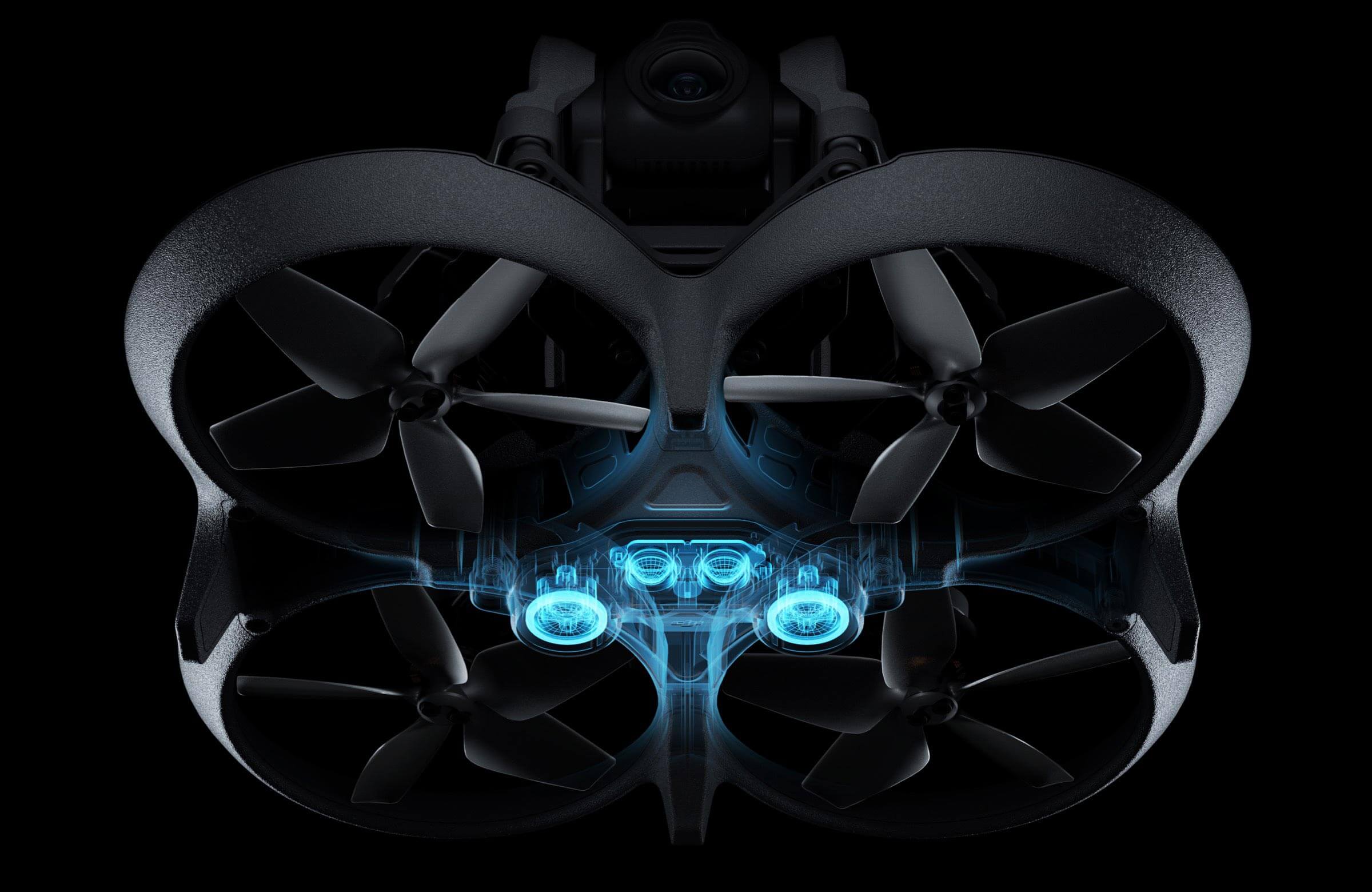 DJI Avata, built-in propeller guard, downward binocular vision and ToF infrared