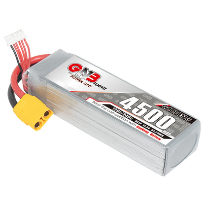 GAONENG GNB 5S 18.5V 4500mAh 120C LiPo Battery with XT90 plug and balance lead