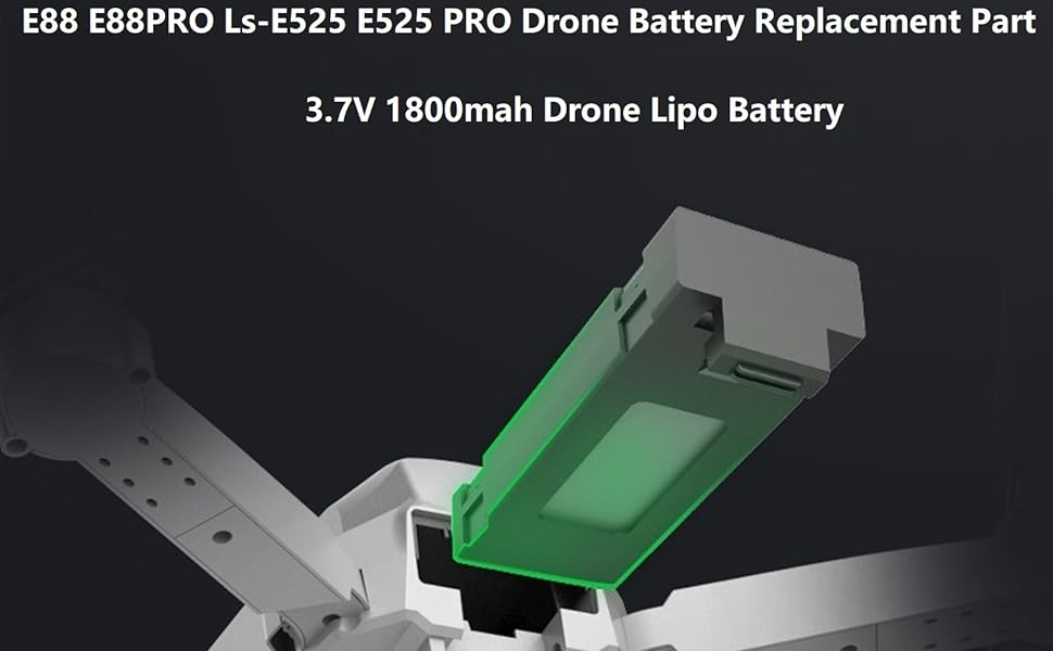 E88 Drone Battery, E88 E88PRO Ls-E525 E525 PRO Drone Battery Replacement