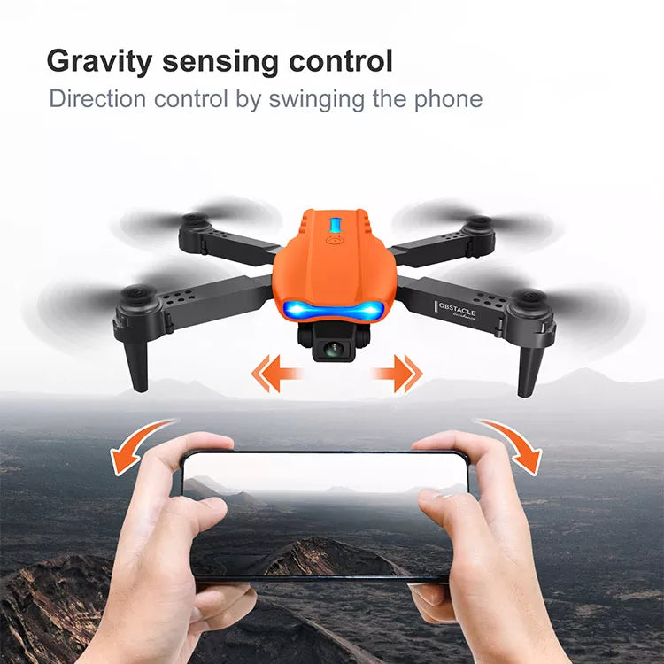 E99 PRO2 Drone, gravity sensing control direction control by swinging the phone orsta