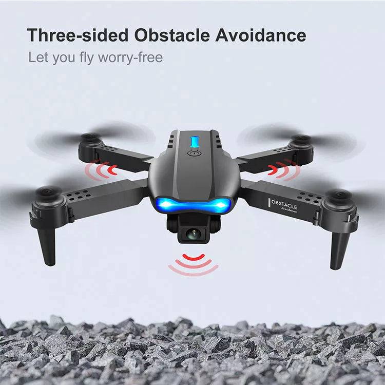 E99 PRO2 Drone, three-sided obstacle avoidance let you fly worry-free (obst