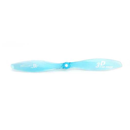 T-Motor T8044 Plastic Propeller, Blue T-Motor T8044 two-blade plastic propeller with center hub, marked “3D F3P PROP”