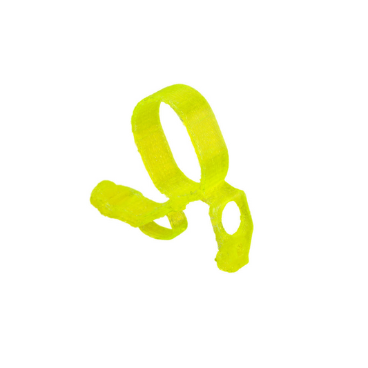 Firefly 1S Nano Baby Quad TPU Mount, Neon yellow TPU mount strap for Firefly 1S nano baby quad, with looped band and front mounting hole