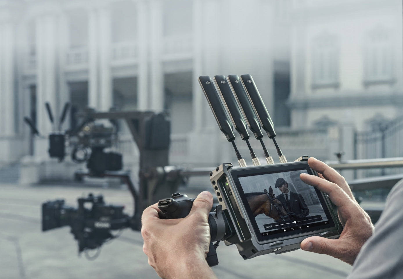 DJI Transmission - 20,000ft 1080p/60fps Wireless Video Transmission with Video Transmitter and Video Receiver VTX VRX (Standard / High-Bright Monitor Combo) 24 DJI Transmission - 20,000ft 1080p/60fps Wireless Video