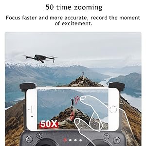 Drone, 50 time zooming Zoom faster and more accurate record the moment excitement s0