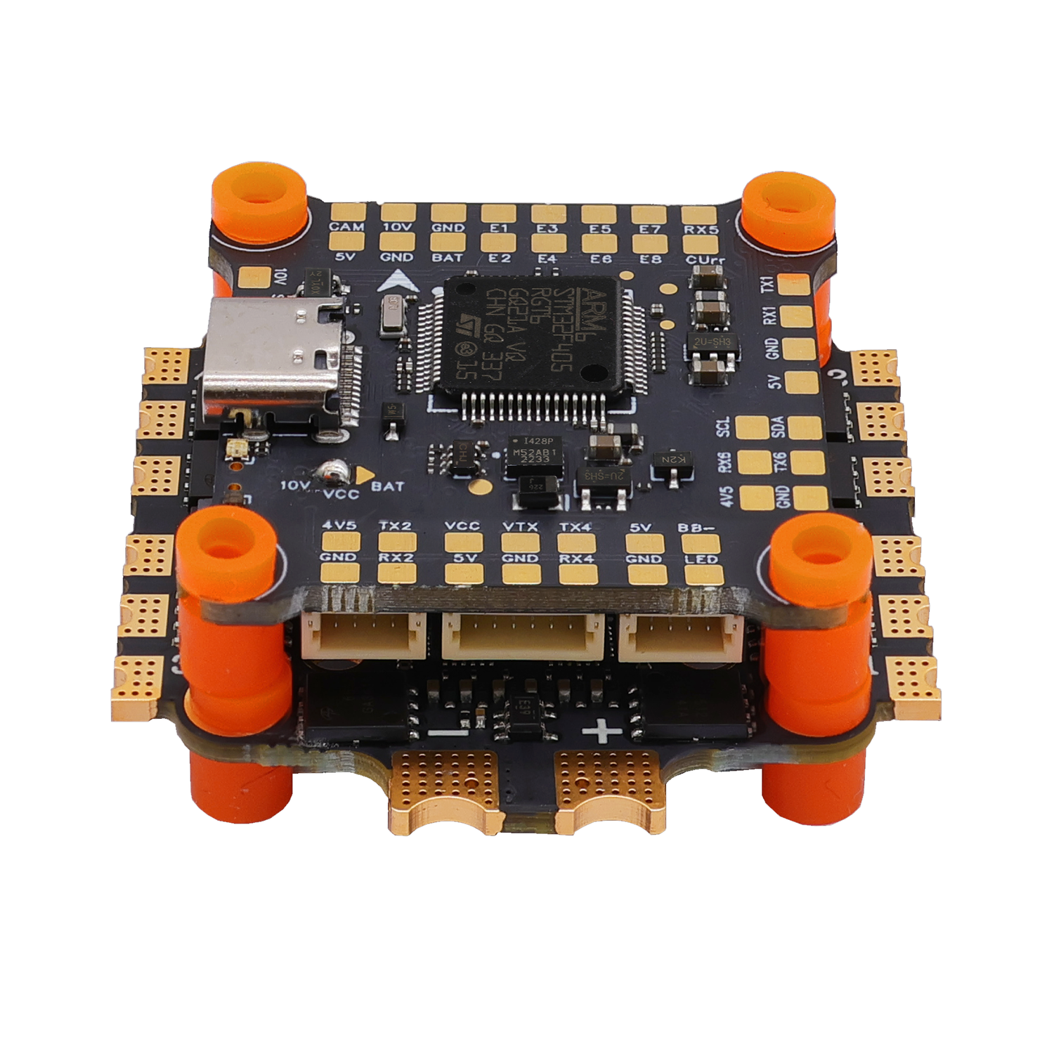 HAKRC F405 45A Stack (45AF4 V2, 8Bit ESC) – STM32F405 FC + 4-in-1 45A 8Bit ESC (2–6S)