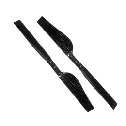 8055 CW/CCW carbon fiber propeller set, two blades shown on white background