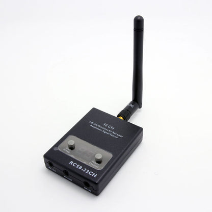 Boscam RC58-32CH 5.8GHz 32-channel FPV video receiver with LED display and SMA antenna