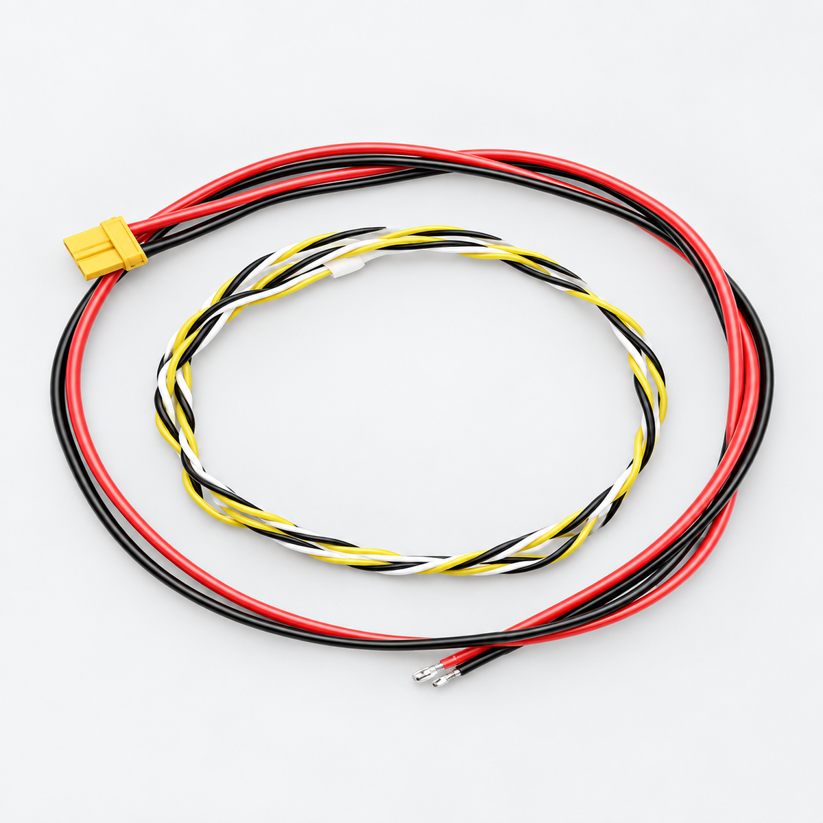 EYOU power and CAN cable examples; cable types sold separately