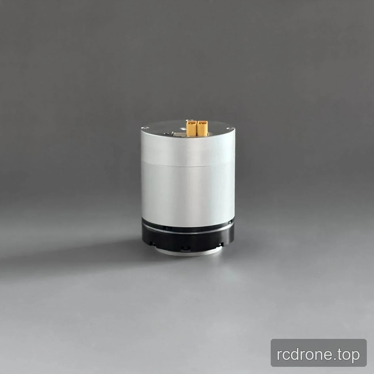 PH11 cylindrical motor housing with base flange and connector