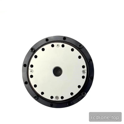 Front-facing circular mounting plate of the EYOU PH25 motor, with a central opening and a ring of bolt holes.