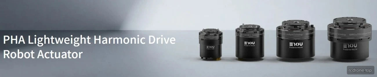 EYOU PHA series lightweight harmonic drive actuator lineup