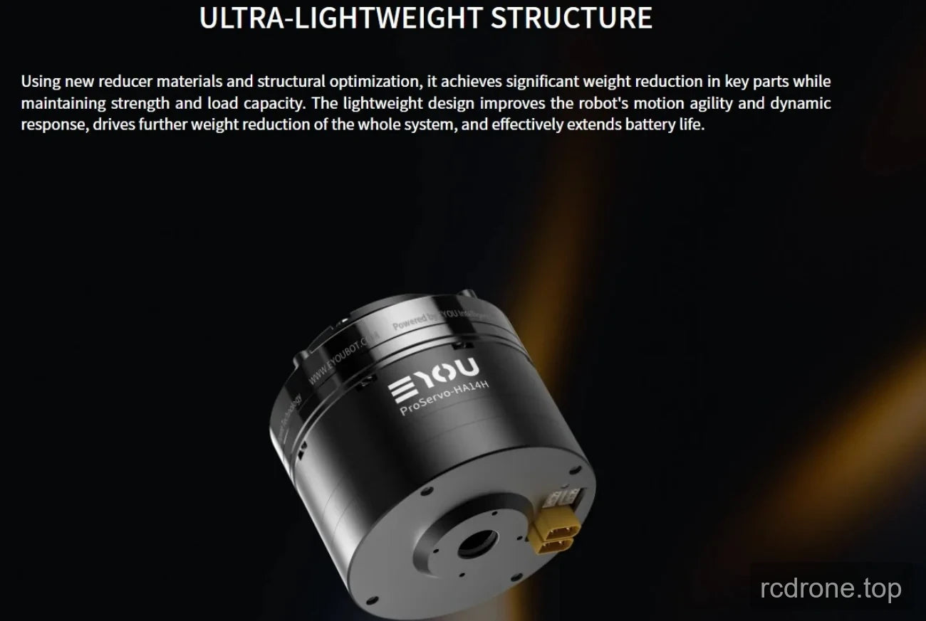 ProServo-HA17H actuator lightweight-structure graphic