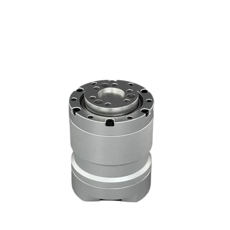 Silver EYOU PP11 motor shown upright with a circular mounting face and multiple bolt holes.