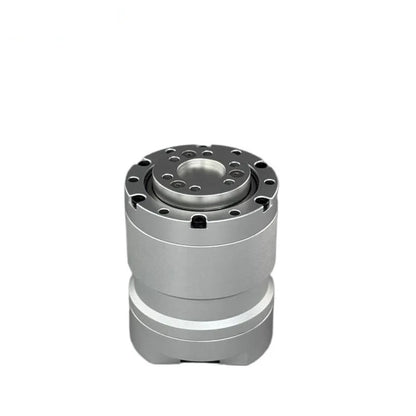 Silver EYOU PP11 motor shown upright with a circular mounting face and multiple bolt holes.