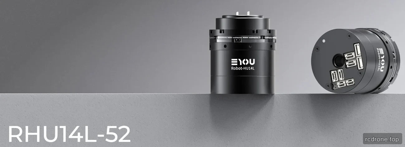 EYOU RHU14L-52 robot joint actuator with connector end