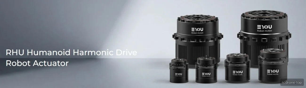 EYOU RHU humanoid harmonic-drive robot actuator series lineup