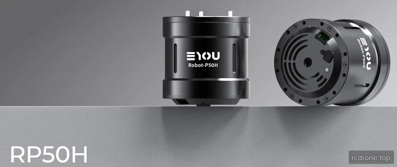 EYOU Robot-P50H actuator side and output-face render