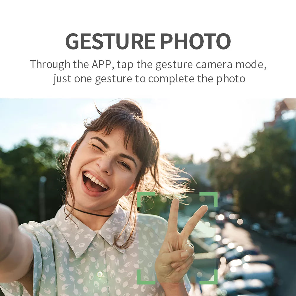 SJRC F11S 4K HD PRO Drone With Two-Axis Gimbal 3KM PTZ Version True 4K HD Camera GPS 5G WIFI FPV Brushless Professional Camera Drone 28 SJRC F11S 4K HD PRO Drone, tap the gesture camera mode, just one gesture to complete the photo .