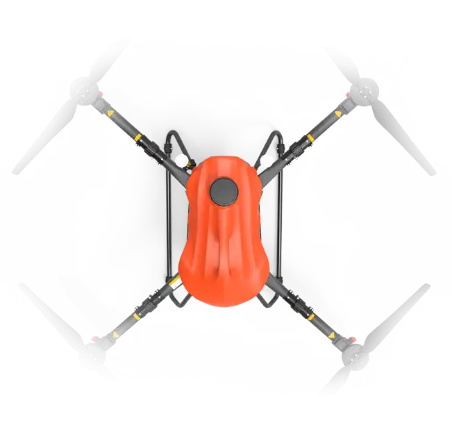 F16 16L Agriculture Drone, the center of gravity is still concentrated, reducing the shaking of the liquid during the operation.