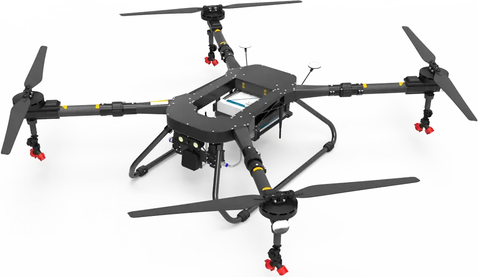 F16 16L Agriculture Drone - 4 Axis 16L Quick Release Tank Crop Spreader RTF Spraying Drone With ARRIS A40 propulsion system, Jiyi K++ FC, Fpv Camera, Radar , SKydroid H12 Radio 8 F16 16L Agriculture Drone, front of F16 is equipped with 8w high-brightness LED, 120 degree wide