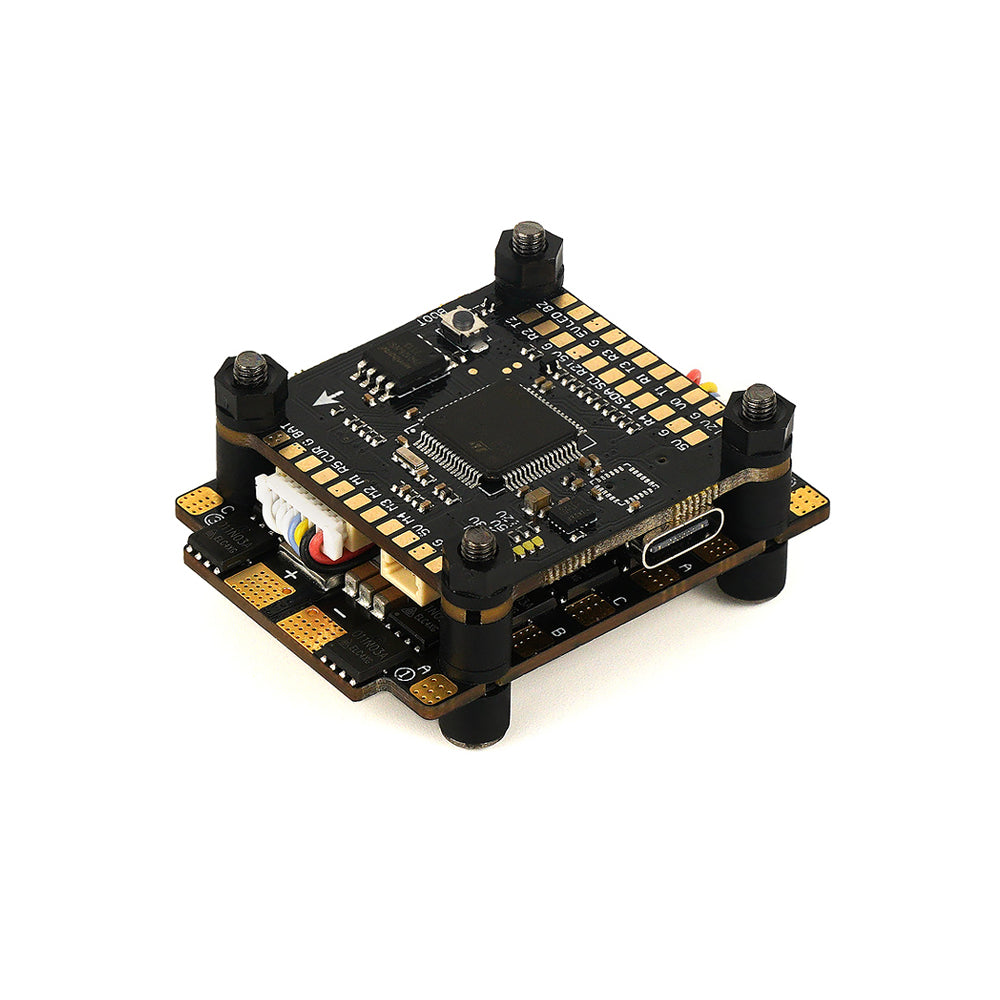 Axisflying Argus ECO 55A ESC + F405 Flight Controller Stack for FPV, ICM42688 Gyro, 16MB Blackbox, 6 UART