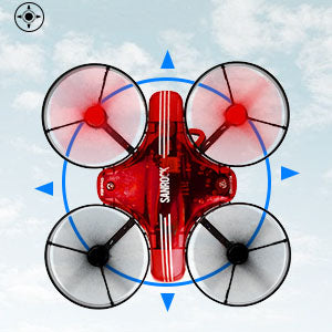 SANROCK GD65A Drone, the lighting effect makes the drone shine like a meteor when flying at