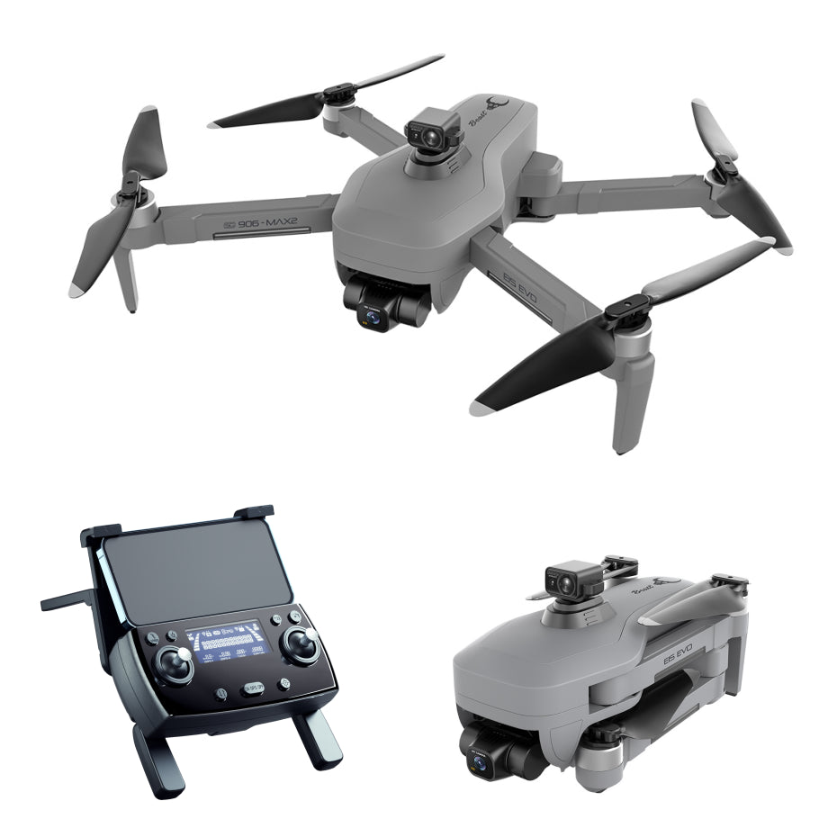 HGIYI SG906 MAX2 Drone - 5000mAH GPS 4K HD Cámara profesional con cardán de 3 ejes 360 Evitación de obstáculos 906 MAX Sin escobillas Quadcopter Cámara profesional Drone