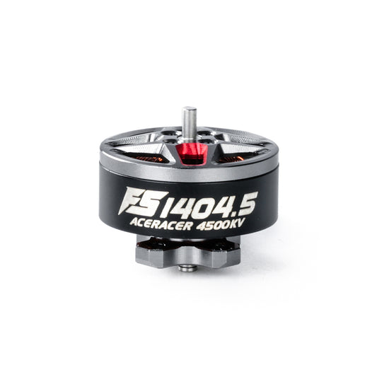MAD AceRacer FS1404.5 4500KV FPV drone brushless motor with 1.5mm shaft and red center accent