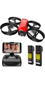 SANROCK U52 Drone, one battery can support about 10-13 minutes flight which makes it easy to