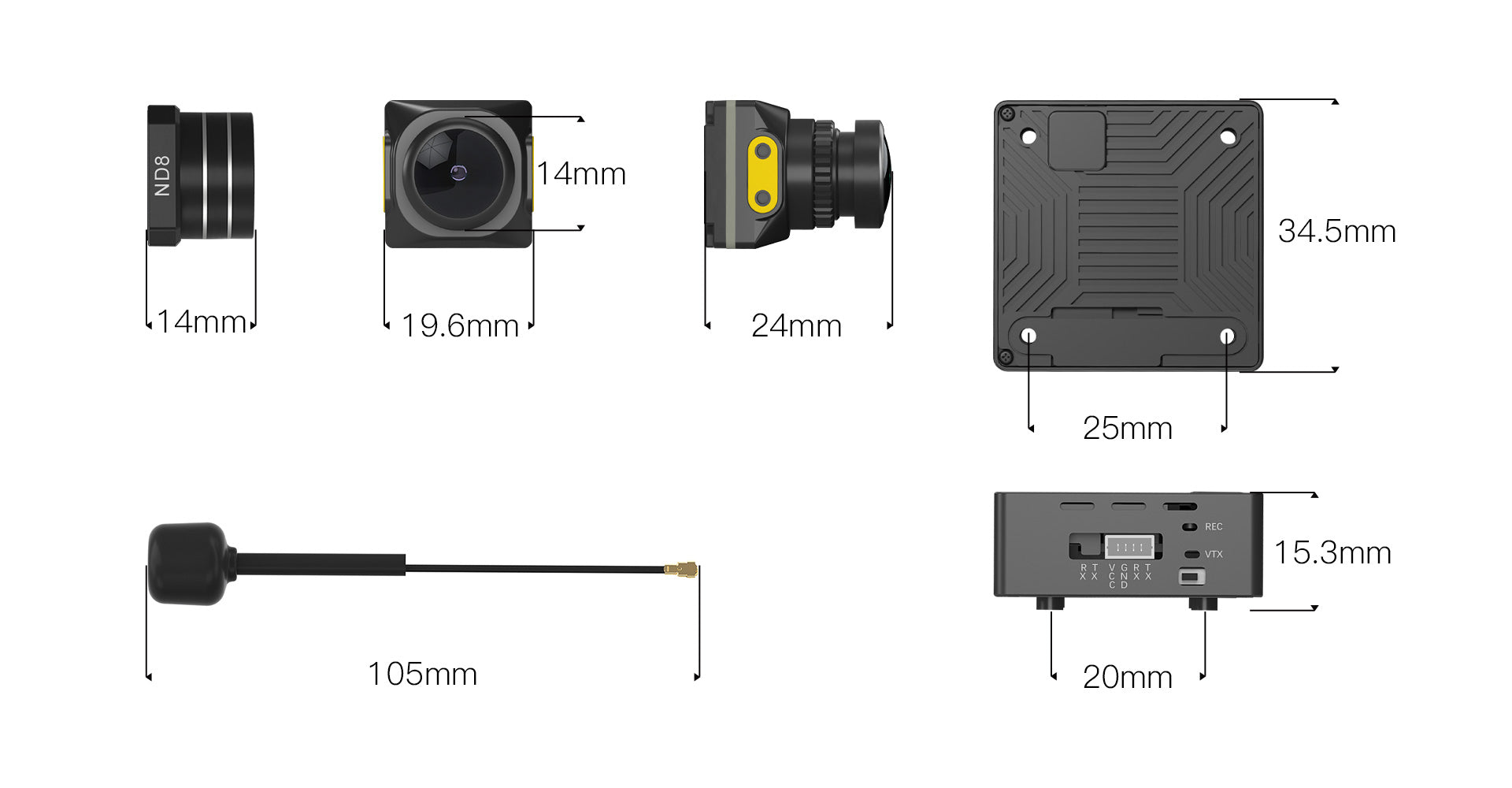Walksnail Moonlight kit, shooting stable and HD videos without unnecessary latency, bring pilots a smoother FP