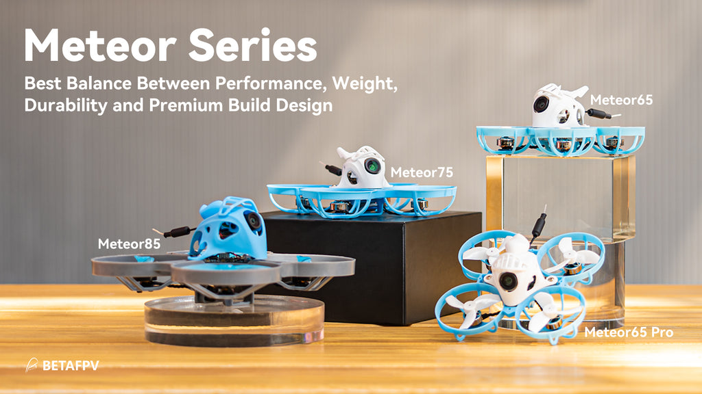 BETAFPV Meteor75 Brushless Whoop Quadcopter (2022) 9 Meteor Series Best Balance Between Performance, Weight, Durability and Premium Build Design Mete