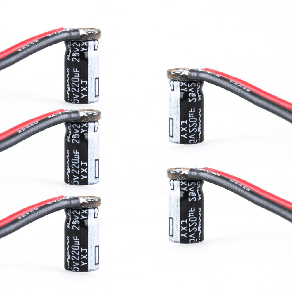 5PCS Flywoo UBYCORN 25V 220UF YXJ 6.3*11mm w/ Capacitor Cap PCB