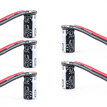 5PCS Flywoo UBYCORN 25V 220UF YXJ 6.3*11mm w/ Capacitor Cap PCB