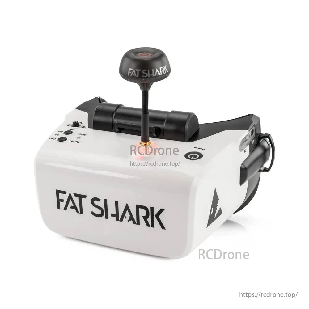 Fat Shark Scout FPV Goggle, Fat Shark Scout FPV goggles feature 50° FOV, DVR, Diversity RX, and a built-in battery.