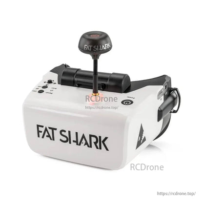 Fat Shark Scout FPV Goggle, Fat Shark Scout FPV goggles feature 50° FOV, DVR, Diversity RX, and a built-in battery.