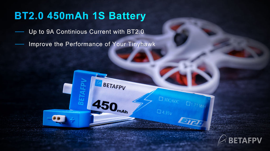 BETAFPV Cetus Pro/Cetus FPV Kit, BT2.0 450mAh 1S Battery Up to 9A Continious Current with 