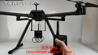 Tarot TL6103 - 80KG Muatan Besar Pelontar Empat Peringkat Sistem Penurunan Sistem Airdrop Lepasan Pantas untuk Drone