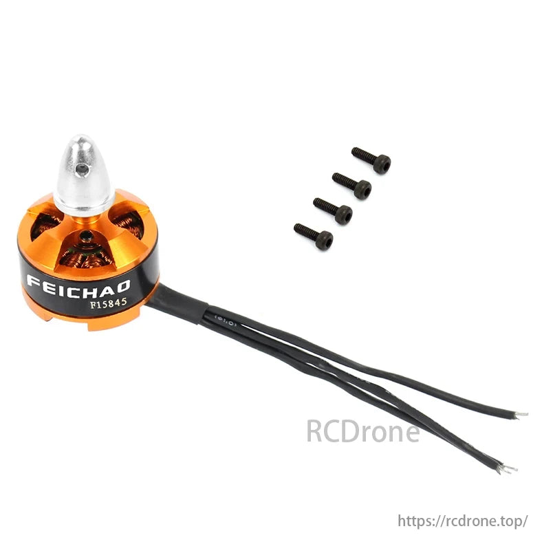 FEICHAO 1806 2400KV CW/CCW Brushless Motor, The FEICHAO 1806 2400KV motor has a high-speed motor, supports LiPo voltage, and comes in CW/CCW versions, suitable for mini quadcopters.