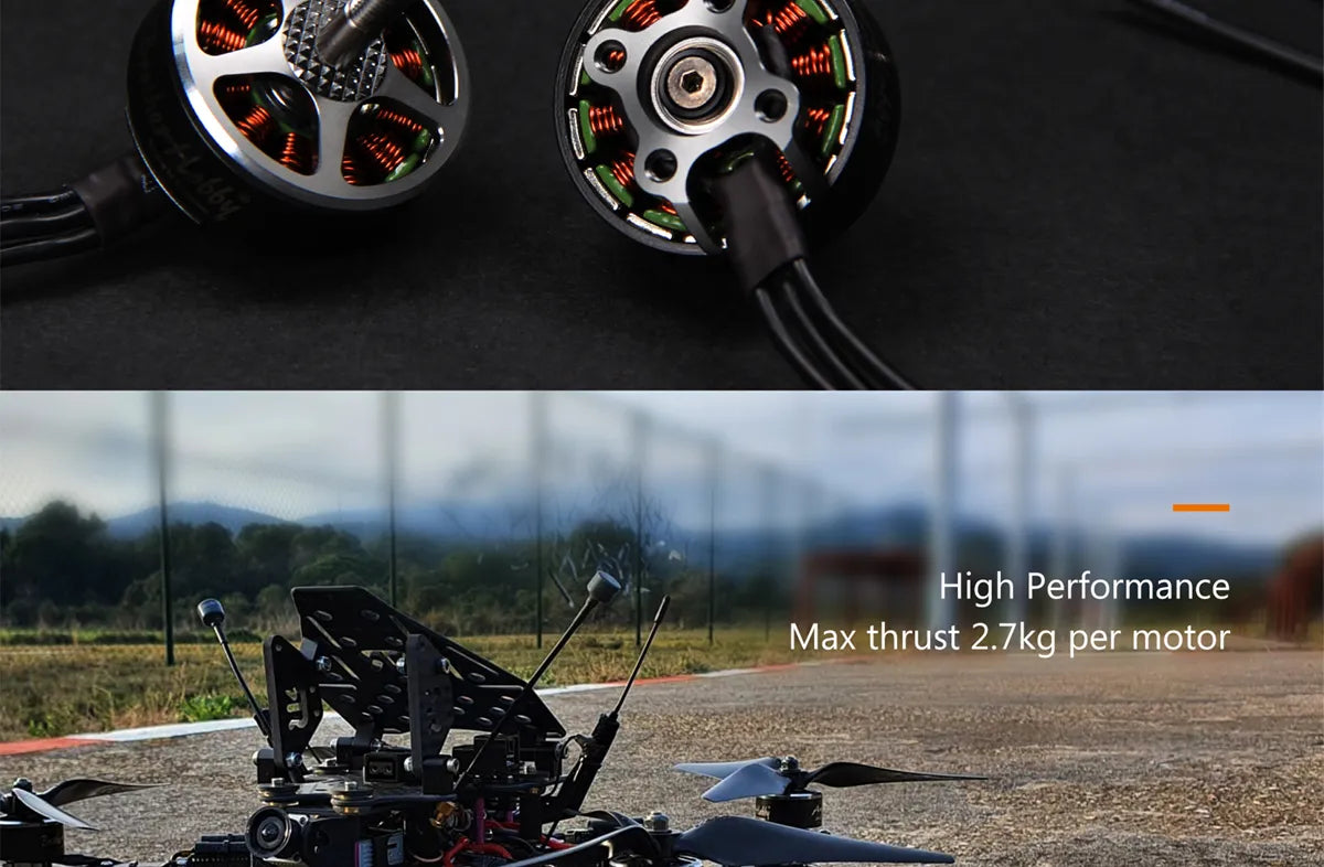 High Performance Max thrust 2.7kg per motor