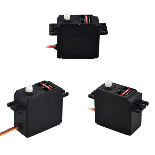 Flashhobby FH-3630BB Standard Servo, Flashhobby FH-3630BB standard RC servo motor with white output spline, mounting tabs, and 3-wire lead