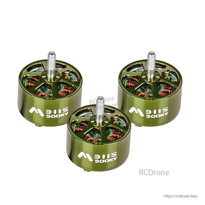 Flashhobby Mars M3115 900KV 3–6S Brushless Motor, Flashhobby Mars M3115 900KV brushless motor, 5mm shaft, 12N14P, 3–6S, up to 4.06kg thrust, for 9–10 inch long-range FPV drones.
