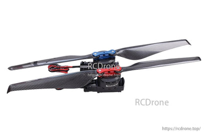 Flycolor FlyDragon FOC F8 Motor, Flycolor FlyDragon FOC F8 motor and ESC combo for agricultural drones, with 3095 folding blades, fits 35/40mm tubes.