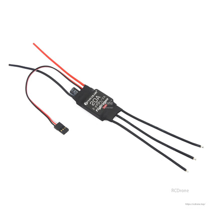 Flycolor FlyDragon Lite ESCs (20A-50A, 2-4S) for FPV drones offer high-performance brushless motor control.