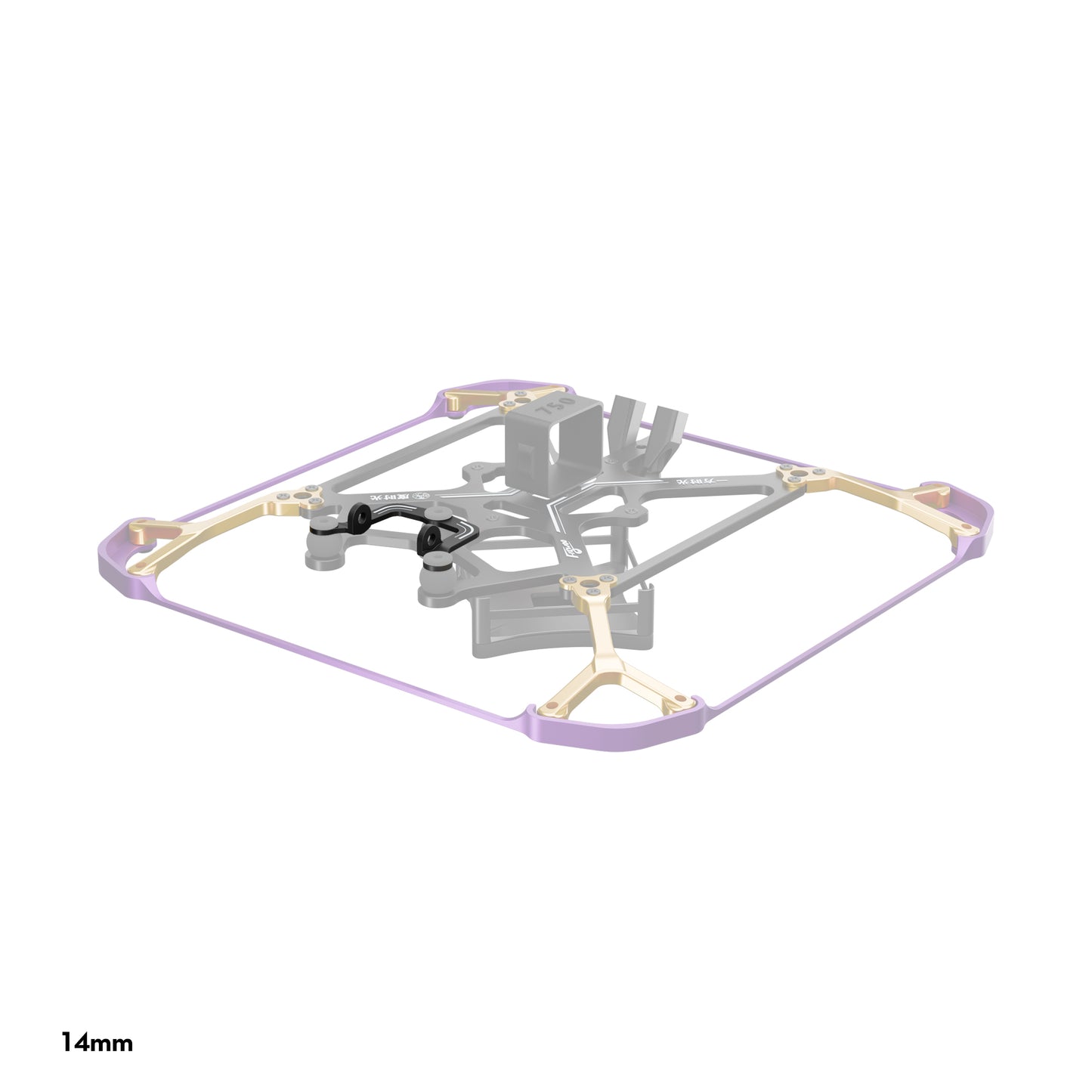Flytimes 85 Frame Parts Collection Flywoo O4 Air Unit Cooling CNC Kit for Flybee \ Flylens \ Flytimes