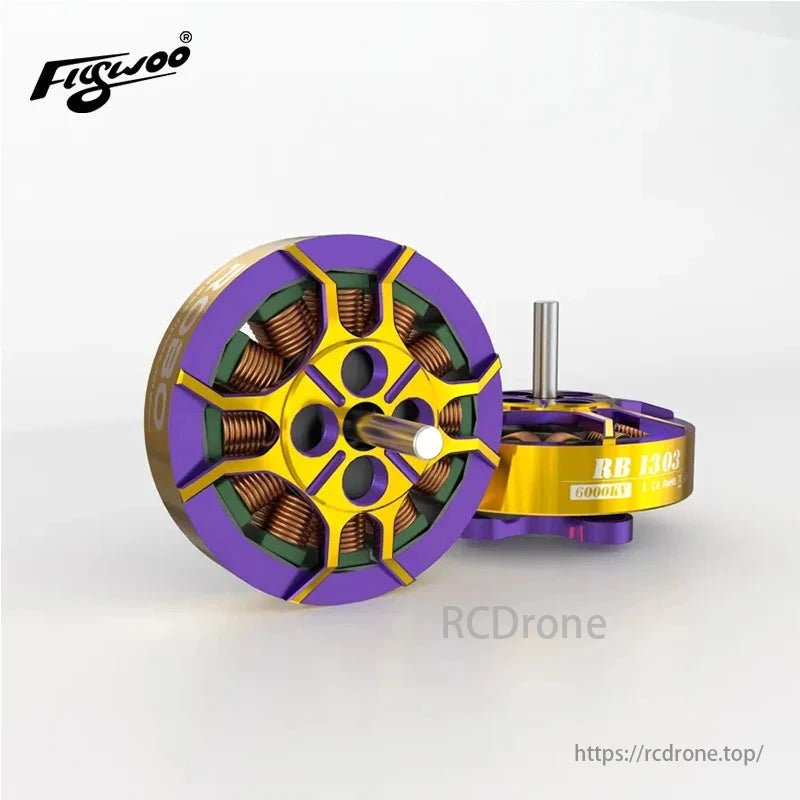 Motor Rx Robo FLYWOO ROBO 1303 6000KV Brushless Motor 2–4S for FPV Racing & Freestyl ...