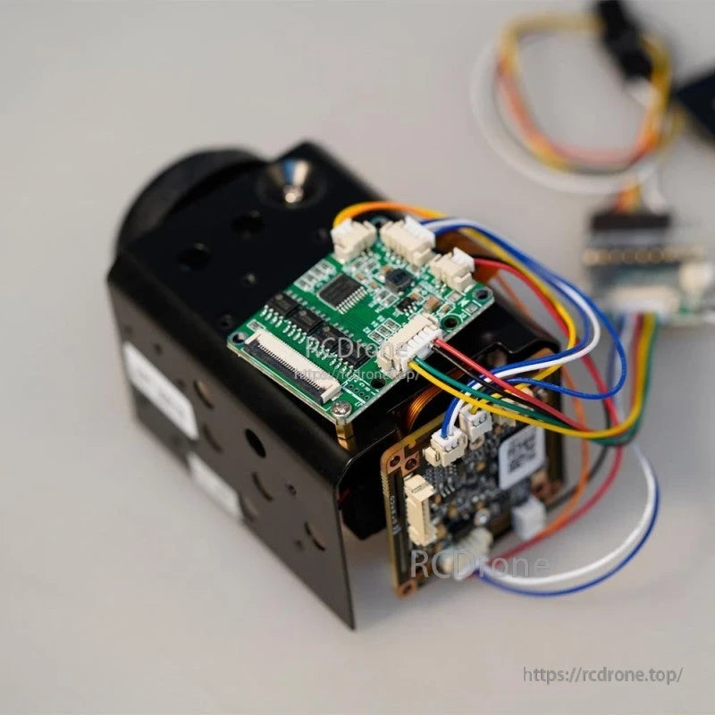 Foxeer 30X Zoom 700TVL CMOS FPV Camera with PWM Control, 30X Optical Zoom, CVBS Output for Drones and Surveillance