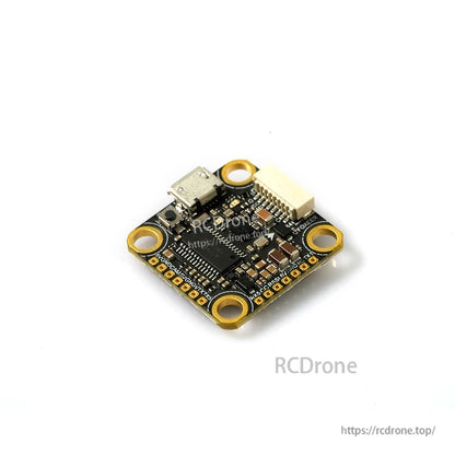 Foxeer F722 Mini V4 Flight Controller features ICM42688 processor, suitable for 2-6S LiPo batteries, with 20x20mm dimensions.